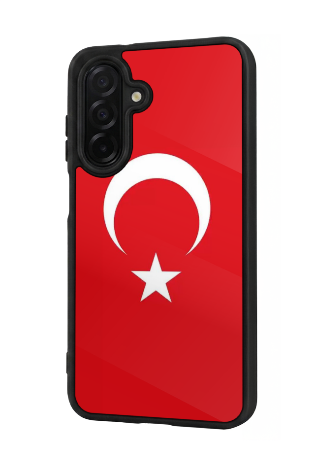 Samsung Galaxy A36 Uyumlu Türk Bayragi Tasarımlı Glossy Premium Kılıf