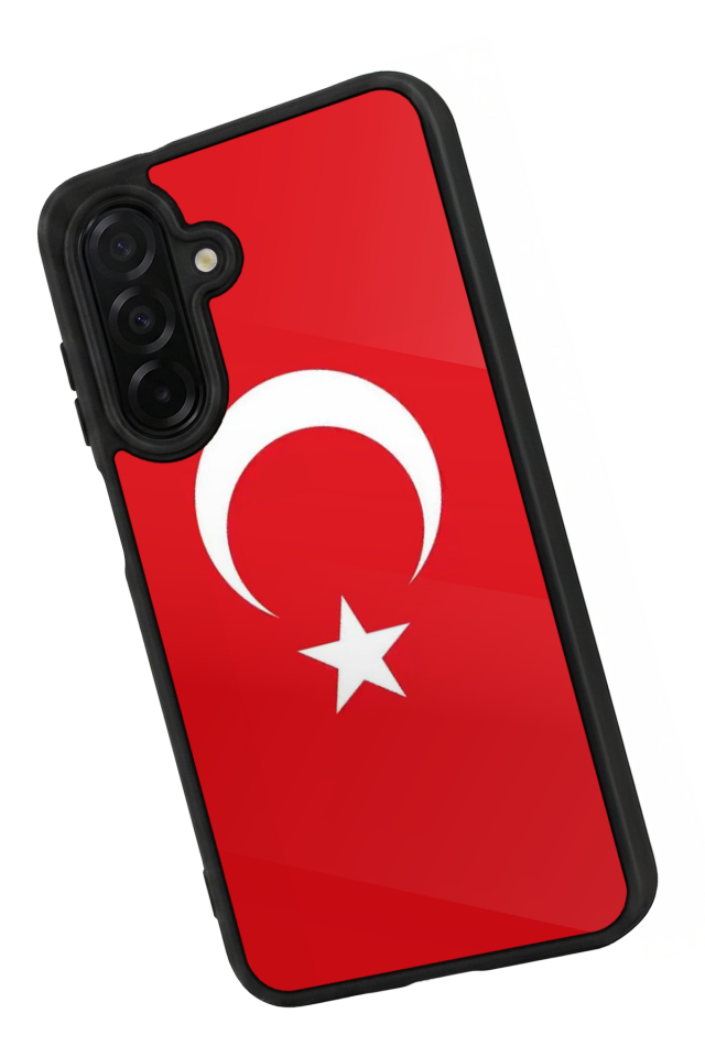 Samsung Galaxy A36 Uyumlu Türk Bayragi Tasarımlı Glossy Premium Kılıf