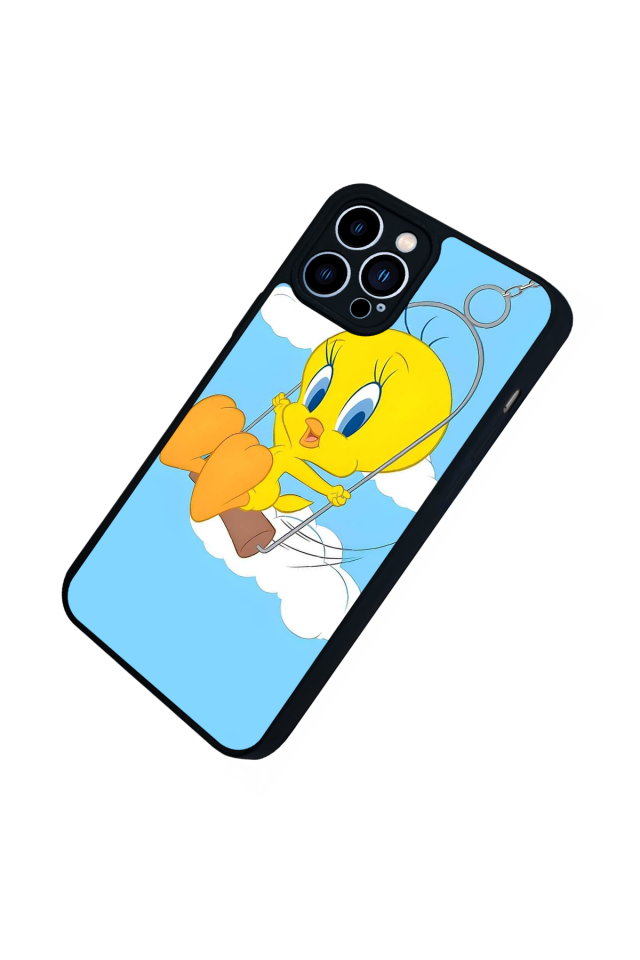 iPhone 13 Pro Max Uyumlu Tweety Tasarımlı Glossy Premium Kılıf