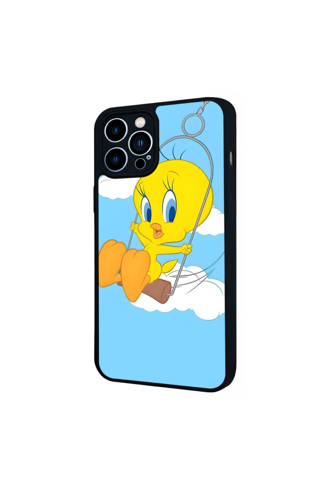 iPhone 13 Pro Max Uyumlu Tweety Tasarımlı Glossy Premium Kılıf