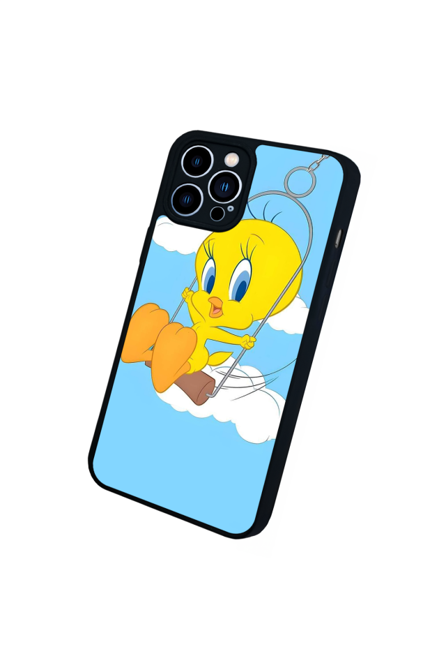 iPhone 13 Pro Max Uyumlu Tweety Tasarımlı Glossy Premium Kılıf