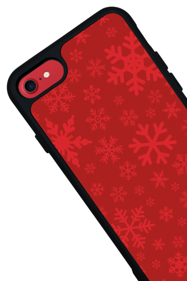 iPhone SE Uyumlu Yilbasi Christmas Tasarımlı Glossy Premium Kılıf