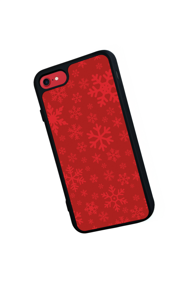 iPhone SE Uyumlu Yilbasi Christmas Tasarımlı Glossy Premium Kılıf
