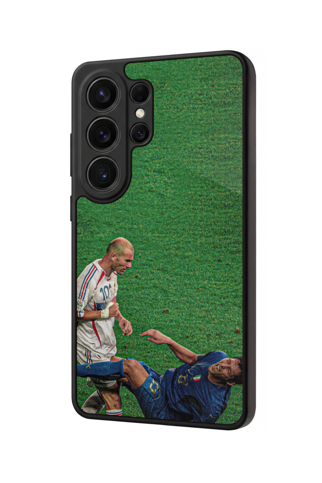 Samsung Galaxy S26 Ultra Uyumlu Zidane Tasarımlı Glossy Premium Kılıf