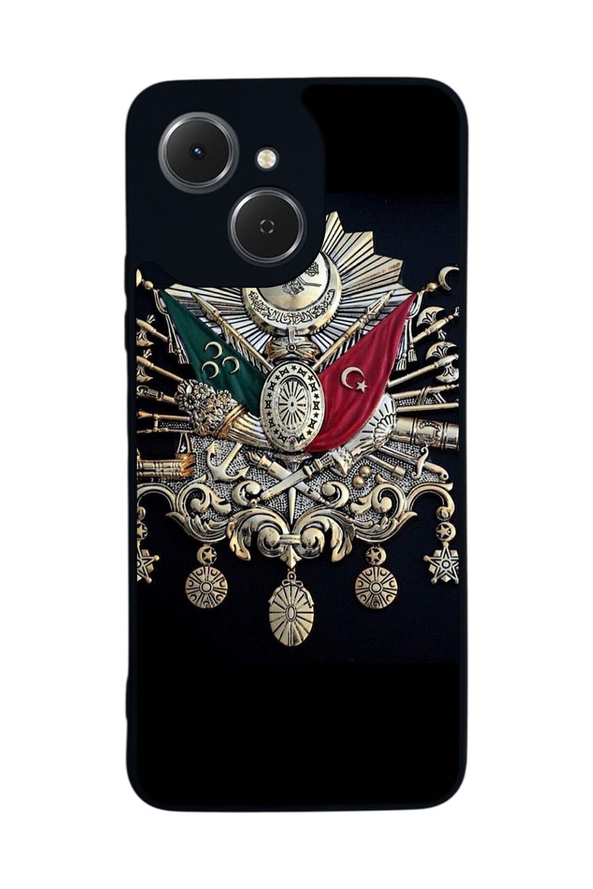 Tecno Spark 40C Uyumlu Osmanli Tugrasi Tasarımlı Glossy Premium Kılıf
