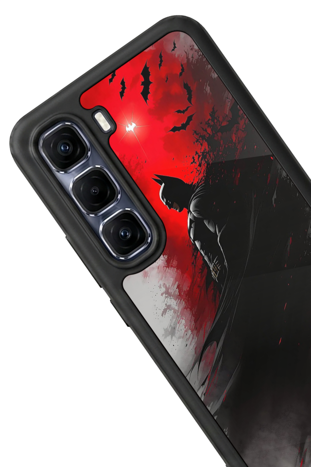 Infinix Hot 60 Pro Plus Uyumlu Batman Tasarımlı Glossy Premium Kılıf