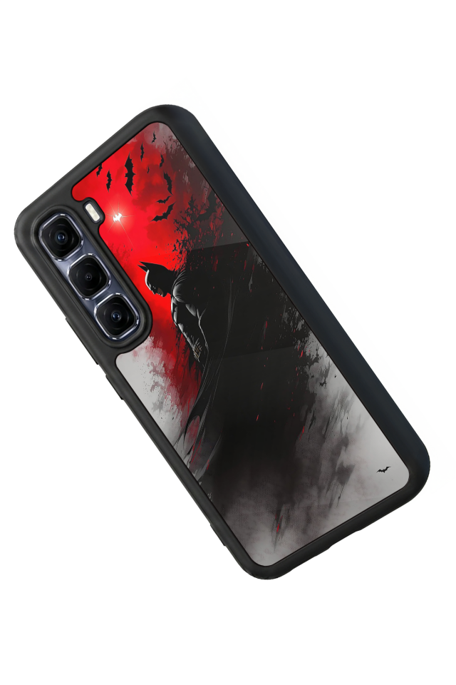 Infinix Hot 60 Pro Plus Uyumlu Batman Tasarımlı Glossy Premium Kılıf