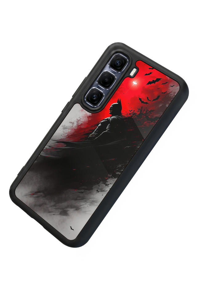 Infinix Hot 60 Pro Plus Uyumlu Batman Tasarımlı Glossy Premium Kılıf