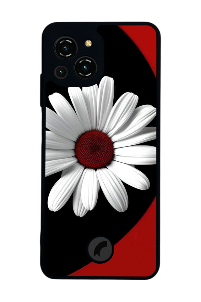 Reeder S23 Pro Max Uyumlu Cicek Tasarımlı Glossy Premium Kılıf