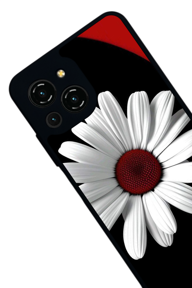 Reeder S23 Pro Max Uyumlu Cicek Tasarımlı Glossy Premium Kılıf