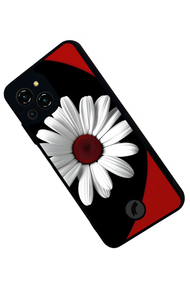 Reeder S23 Pro Max Uyumlu Cicek Tasarımlı Glossy Premium Kılıf