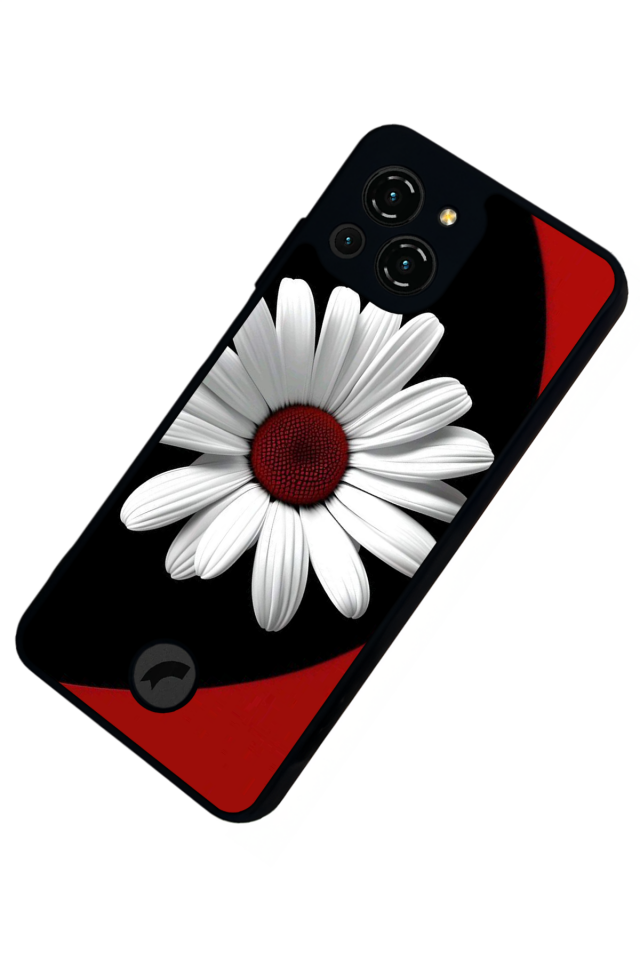 Reeder S23 Pro Max Uyumlu Cicek Tasarımlı Glossy Premium Kılıf