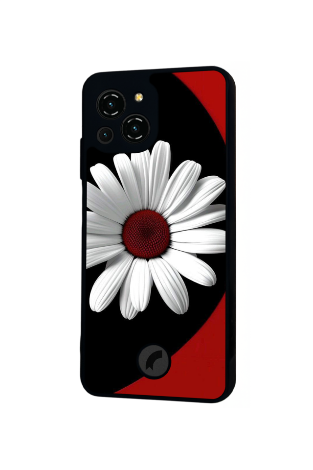 Reeder S23 Pro Max Uyumlu Cicek Tasarımlı Glossy Premium Kılıf