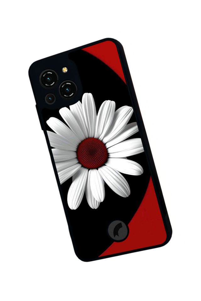 Reeder S23 Pro Max Uyumlu Cicek Tasarımlı Glossy Premium Kılıf