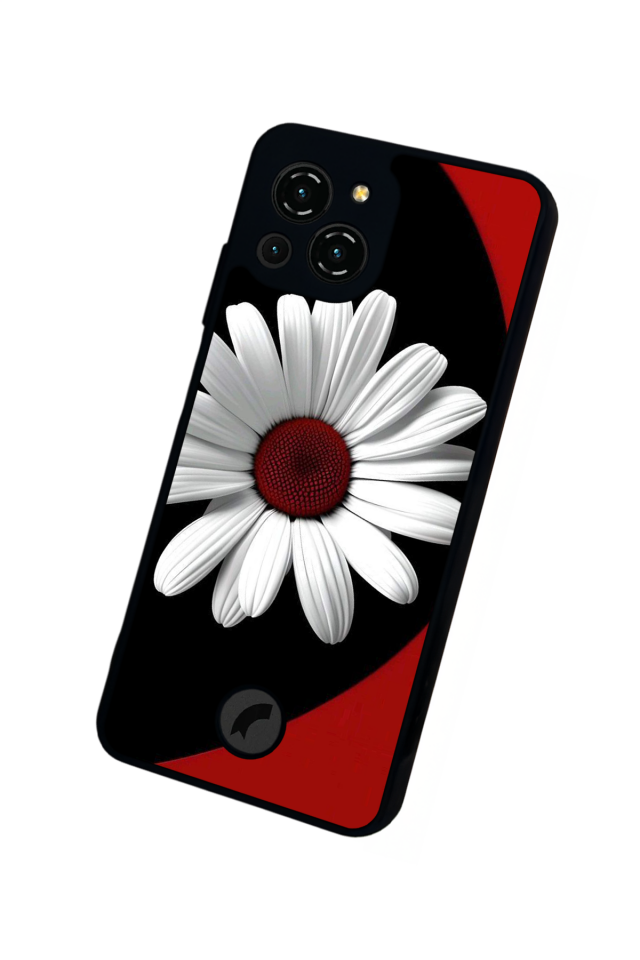 Reeder S23 Pro Max Uyumlu Cicek Tasarımlı Glossy Premium Kılıf