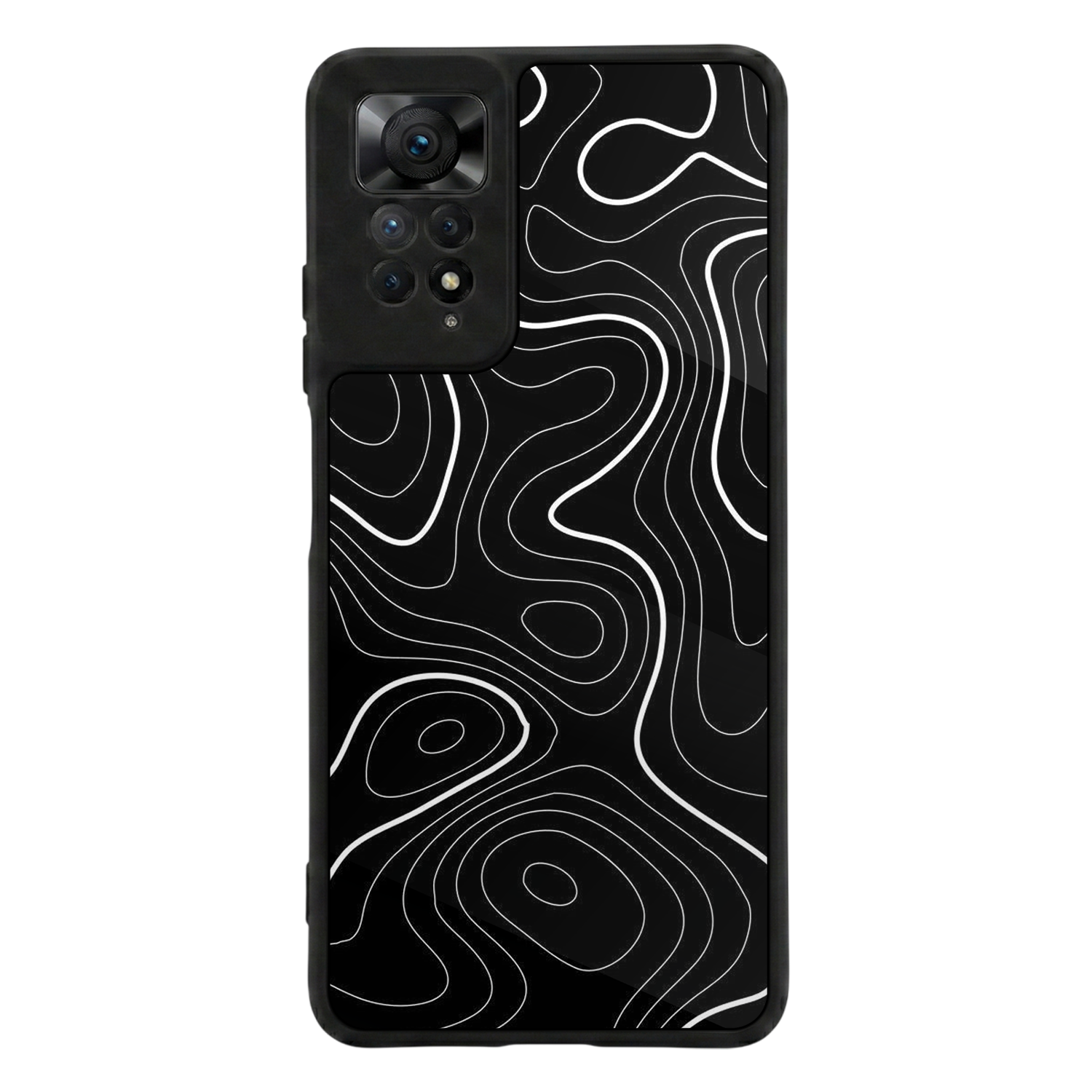 Xiaomi Redmi Note 11 Pro Uyumlu Çizgi Sanatı Tasarımlı Glossy Premium Kılıf