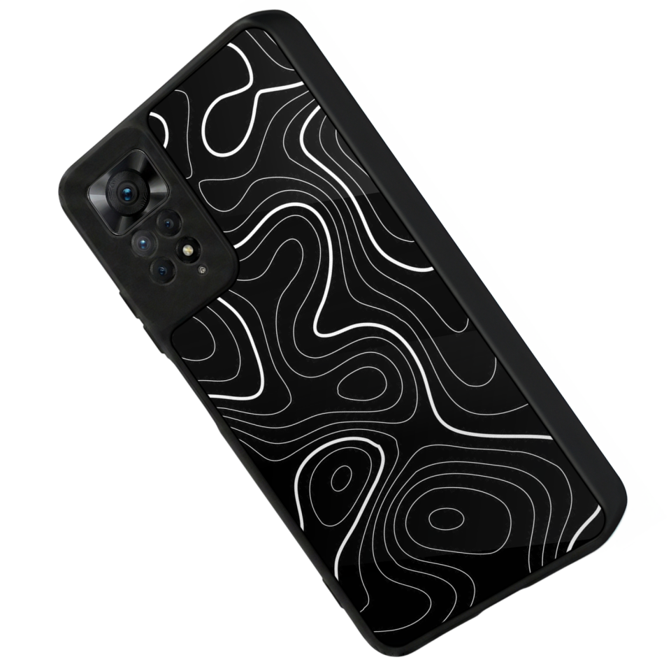 Xiaomi Redmi Note 11 Pro Uyumlu Çizgi Sanatı Tasarımlı Glossy Premium Kılıf