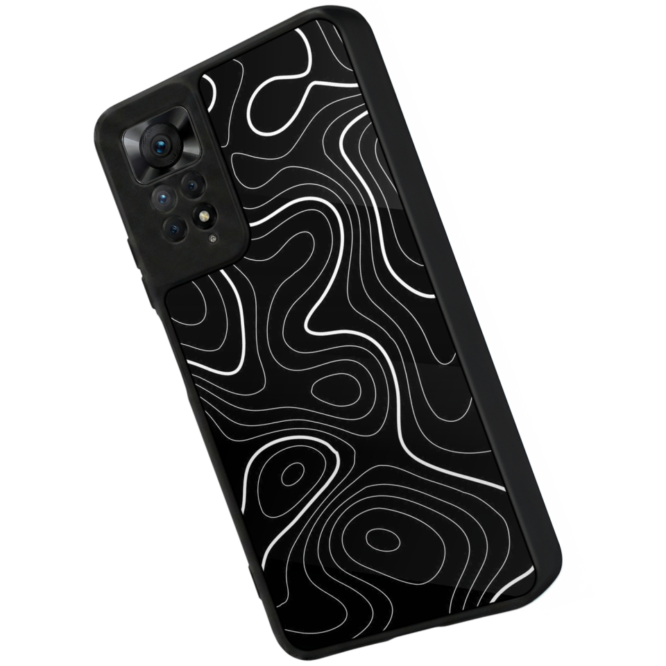 Xiaomi Redmi Note 11 Pro Uyumlu Çizgi Sanatı Tasarımlı Glossy Premium Kılıf