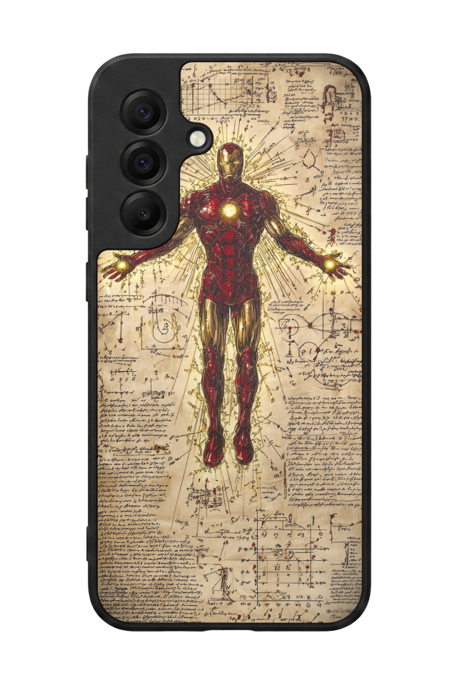 Samsung Galaxy A17 Uyumlu Iron Man ( Demir Adam ) Tasarımlı Glossy Premium Kılıf