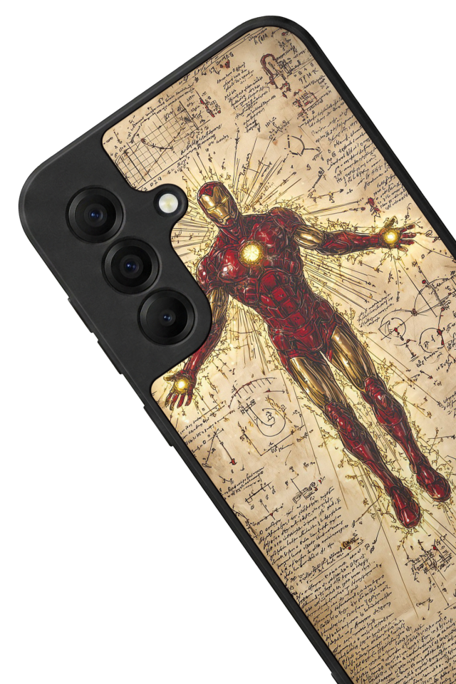 Samsung Galaxy A17 Uyumlu Iron Man ( Demir Adam ) Tasarımlı Glossy Premium Kılıf