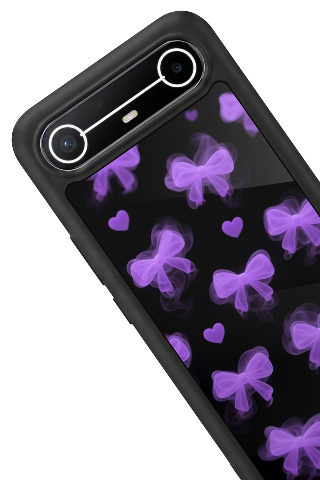 Tecno Spark Slim 5G Uyumlu Kurdele Tasarımlı Glossy Premium Kılıf