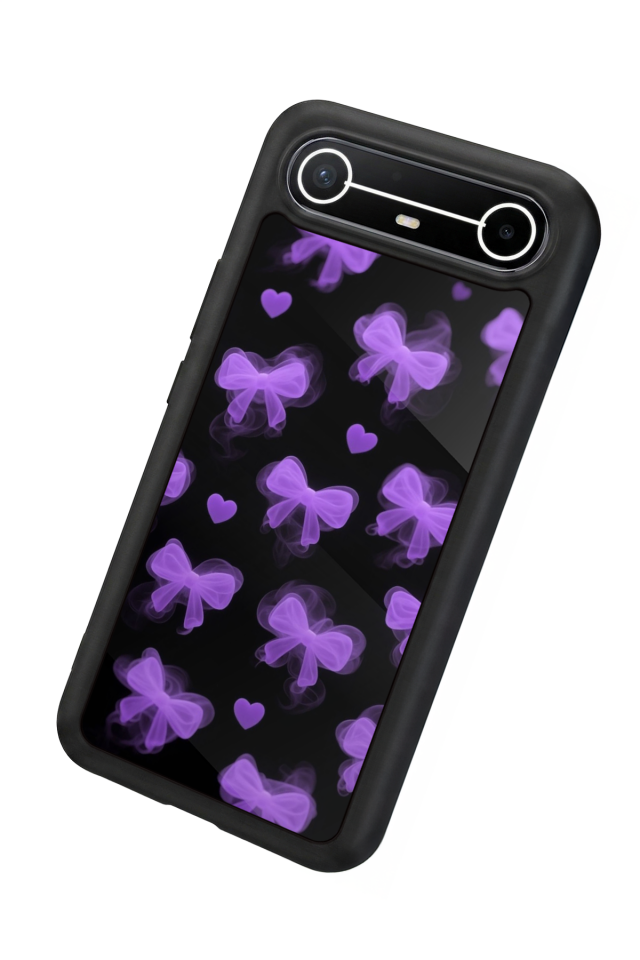 Tecno Spark Slim 5G Uyumlu Kurdele Tasarımlı Glossy Premium Kılıf