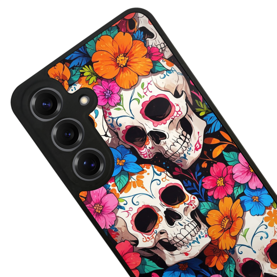 Samsung Galaxy S25 Uyumlu KuruKafa Tasarımlı Glossy Premium Kılıf