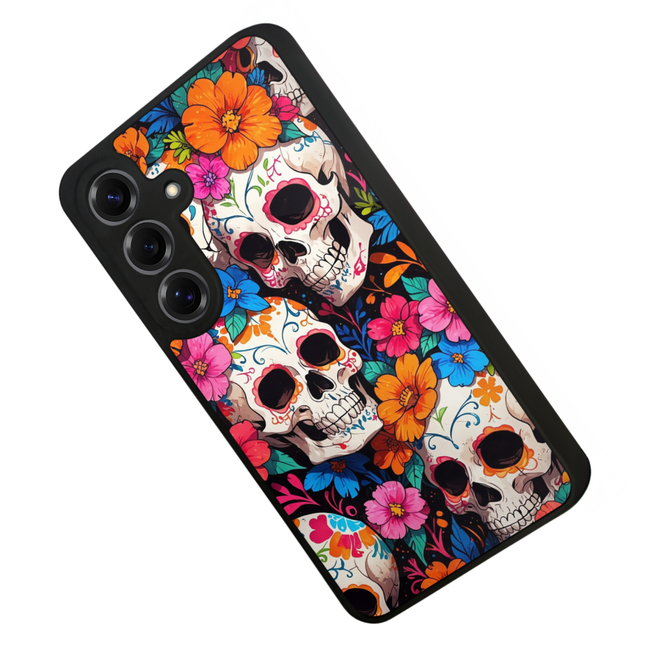 Samsung Galaxy S25 Uyumlu KuruKafa Tasarımlı Glossy Premium Kılıf