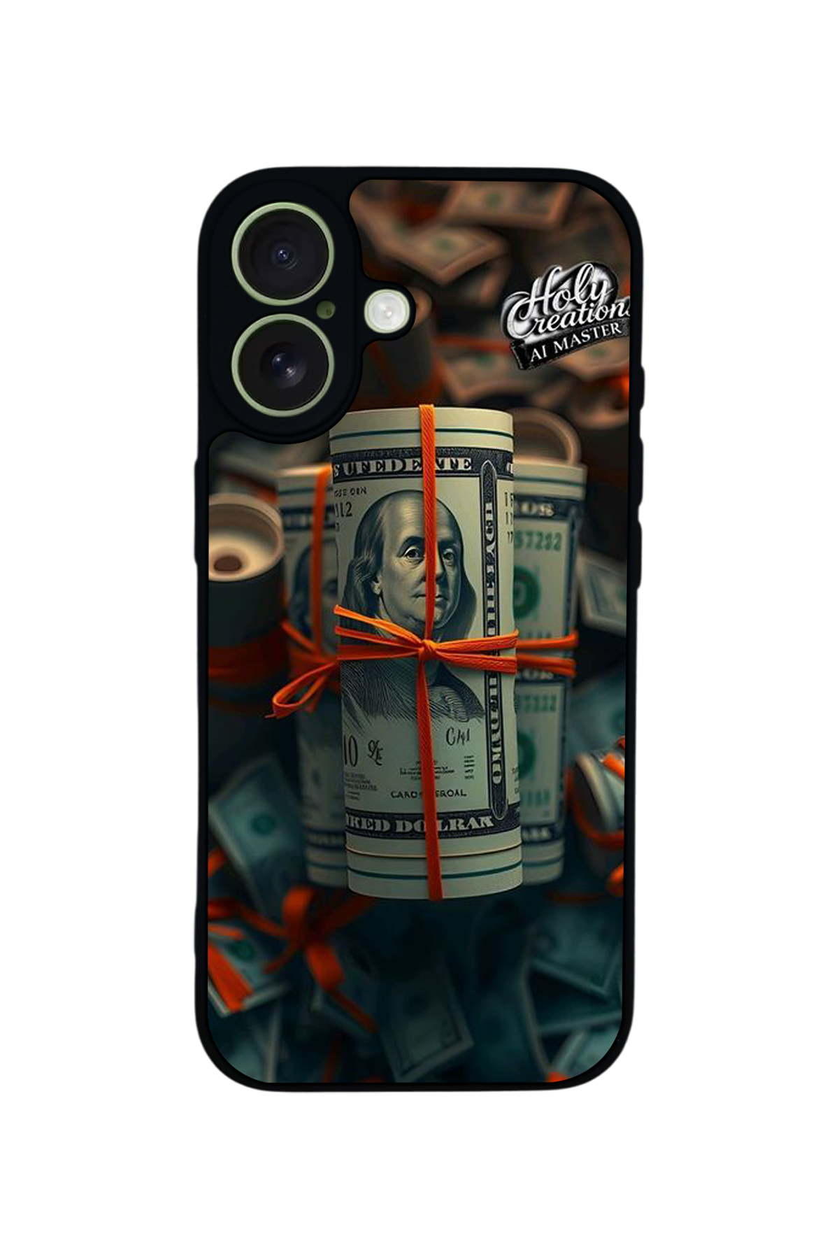 iPhone 17 Uyumlu Para Tasarımlı Glossy Premium Kılıf