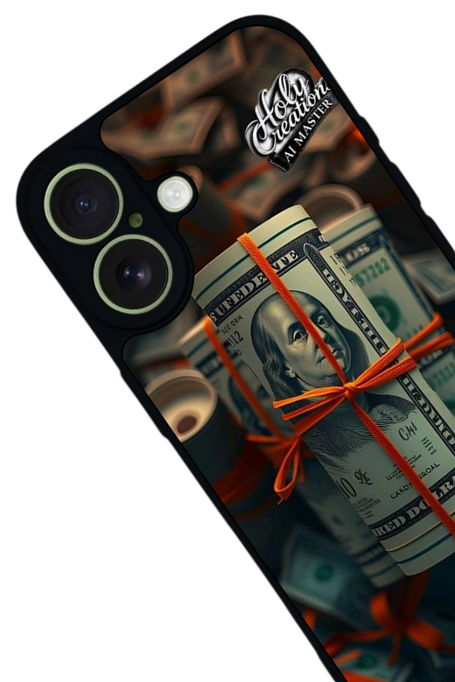 iPhone 17 Uyumlu Para Tasarımlı Glossy Premium Kılıf
