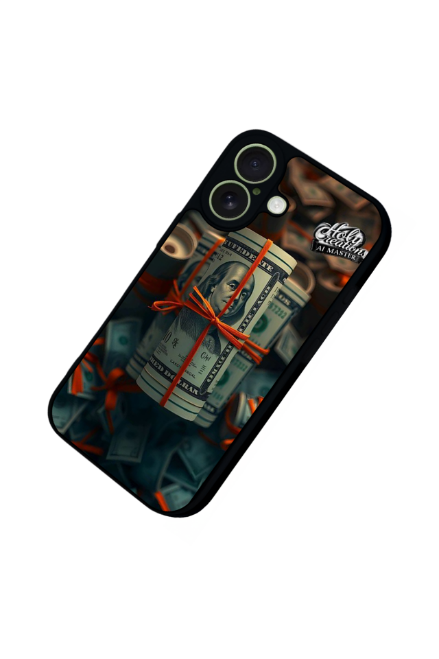 iPhone 17 Uyumlu Para Tasarımlı Glossy Premium Kılıf