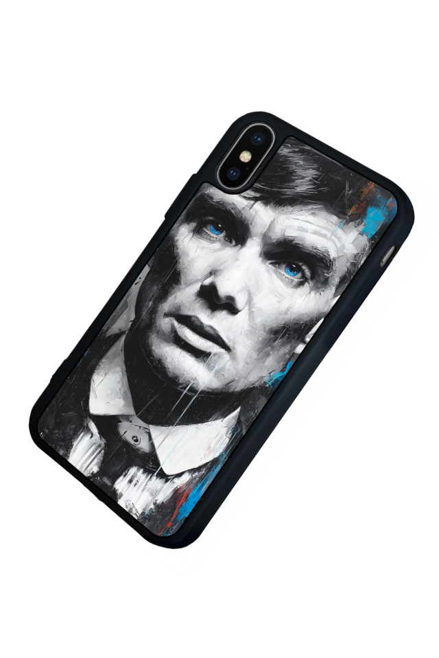 iPhone X/ XS Uyumlu Peaky Blinders Tasarımlı Glossy Premium Kılıf