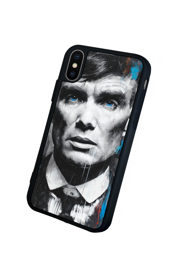 iPhone X/ XS Uyumlu Peaky Blinders Tasarımlı Glossy Premium Kılıf