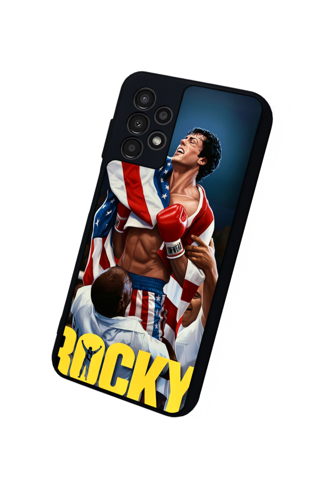 Samsung Galaxy A13 Uyumlu Rocky Tasarımlı Glossy Premium Kılıf