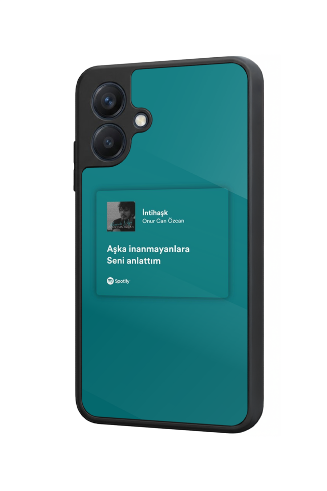 Samsung Galaxy A07 Uyumlu Sarki Sozleri Tasarımlı Glossy Premium Kılıf