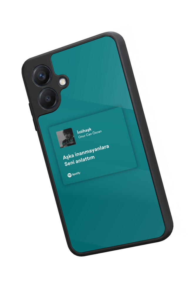 Samsung Galaxy A07 Uyumlu Sarki Sozleri Tasarımlı Glossy Premium Kılıf