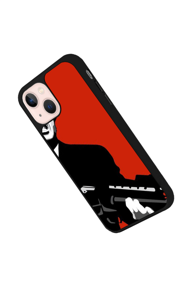 iPhone 15 Plus Uyumlu Scarface Tasarımlı Glossy Premium Kılıf