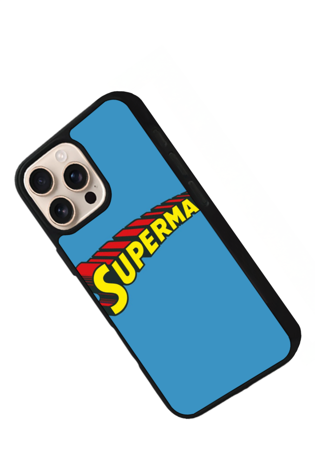 iPhone 14 Pro Max Uyumlu Superman Tasarımlı Glossy Premium Kılıf