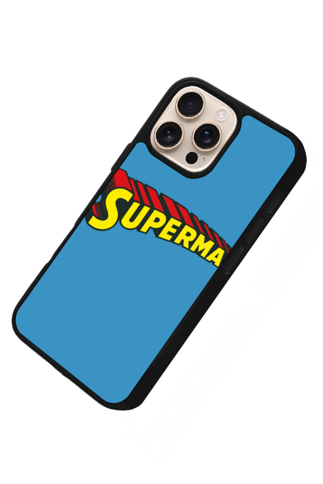 iPhone 14 Pro Max Uyumlu Superman Tasarımlı Glossy Premium Kılıf