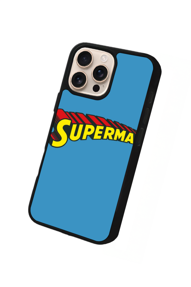 iPhone 14 Pro Max Uyumlu Superman Tasarımlı Glossy Premium Kılıf