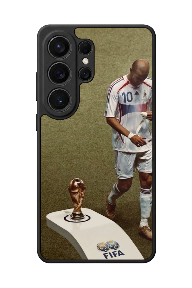 Samsung Galaxy S26 Ultra Uyumlu Zidane Tasarımlı Glossy Premium Kılıf