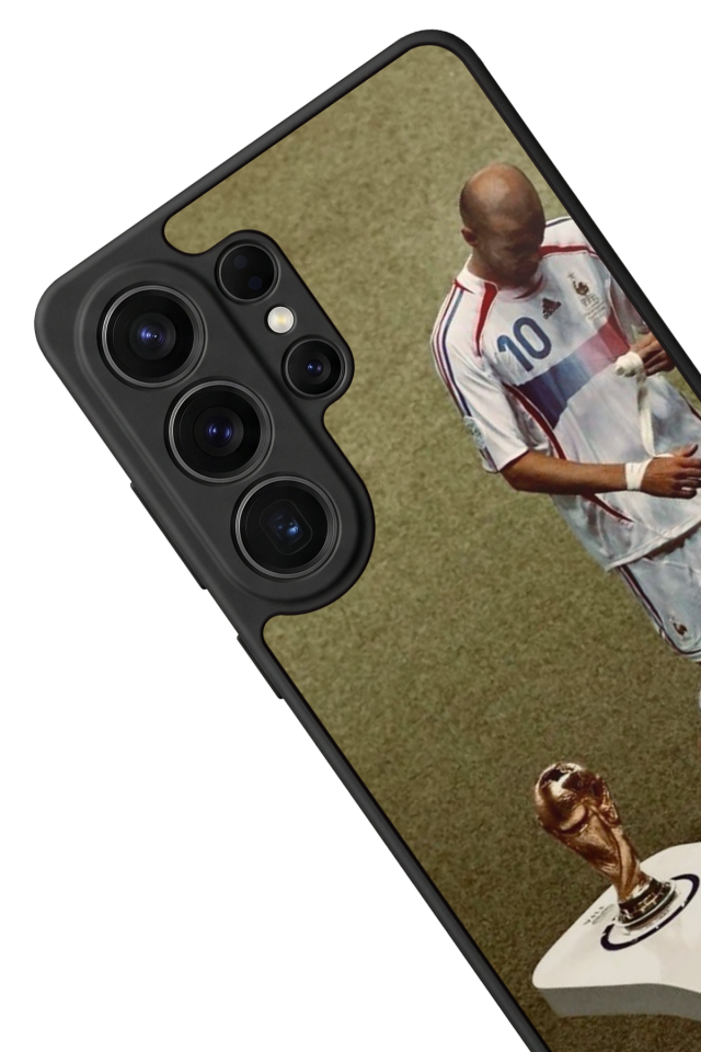 Samsung Galaxy S26 Ultra Uyumlu Zidane Tasarımlı Glossy Premium Kılıf