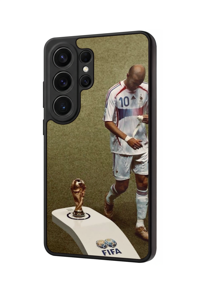 Samsung Galaxy S26 Ultra Uyumlu Zidane Tasarımlı Glossy Premium Kılıf