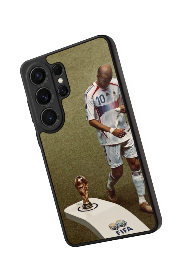 Samsung Galaxy S26 Ultra Uyumlu Zidane Tasarımlı Glossy Premium Kılıf