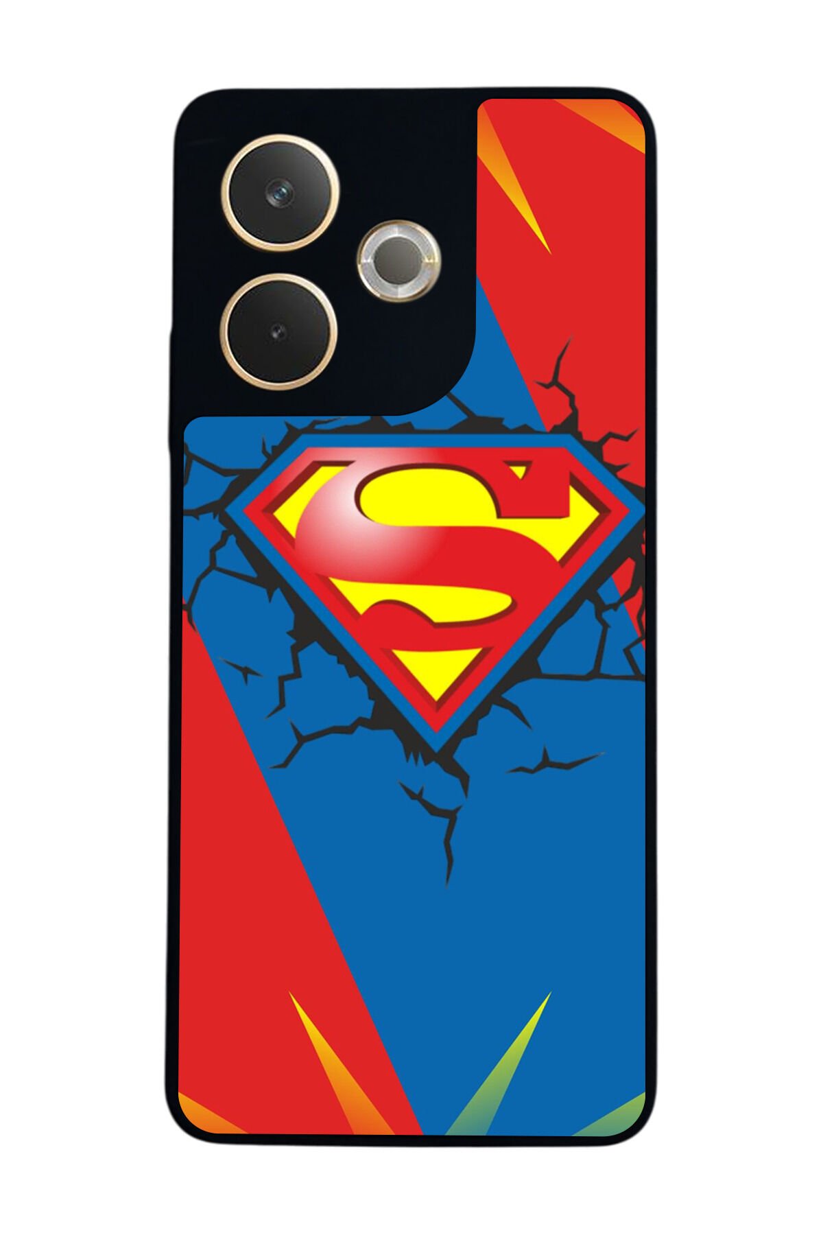 Oppo A5 Pro Uyumlu Superman Tasarımlı Glossy Premium Kılıf