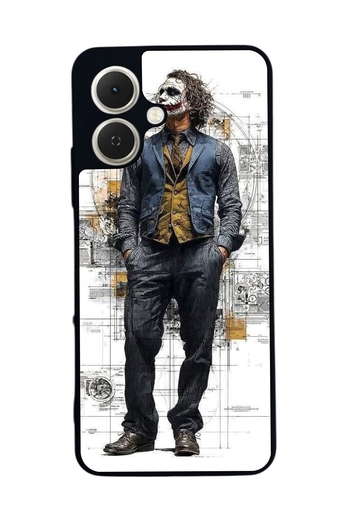 Tecno Spark GO 2 Uyumlu Joker Tasarımlı Glossy Premium Kılıf