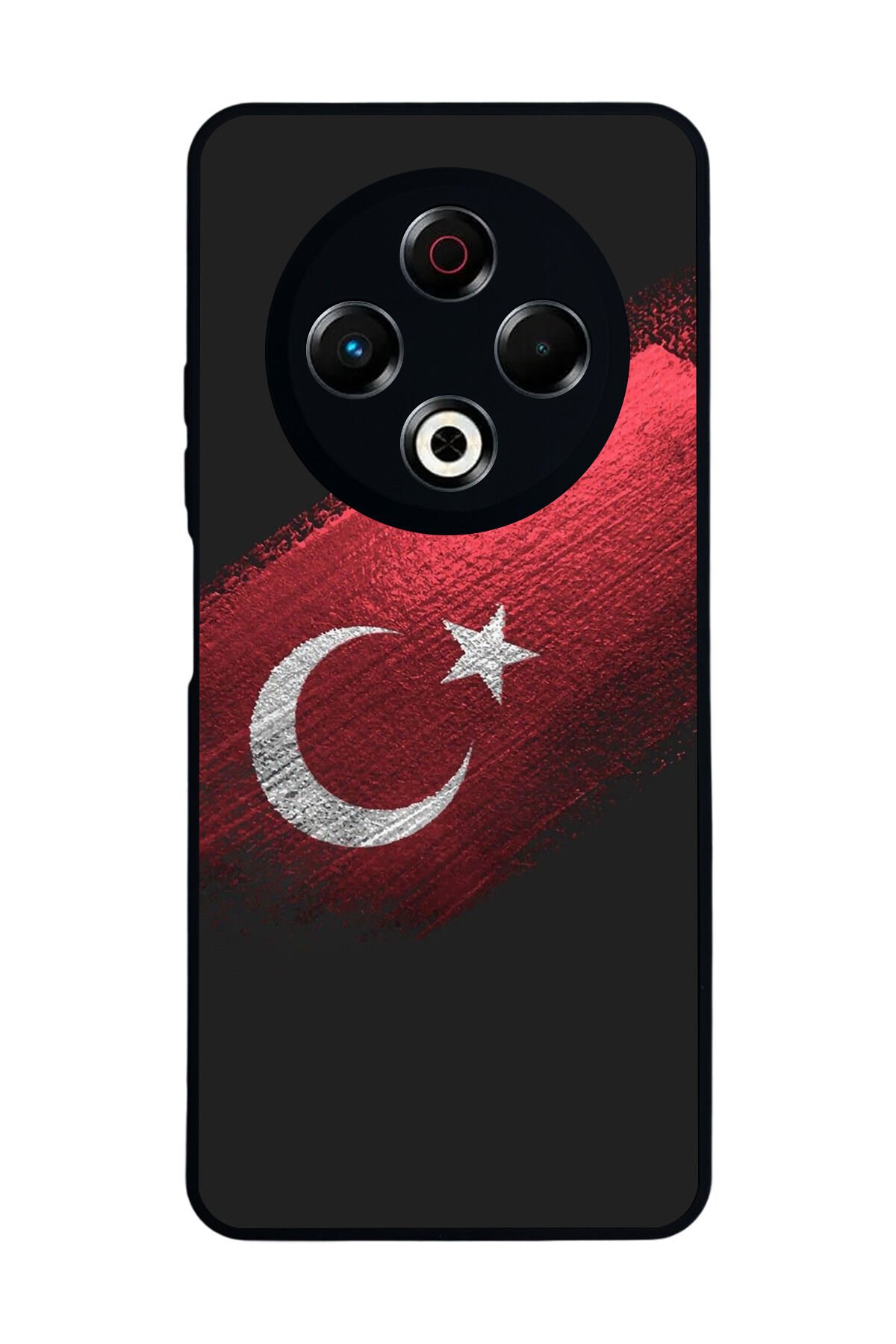 Tecno Spark 30 Uyumlu TürkBayragi Tasarımlı Glossy Premium Kılıf