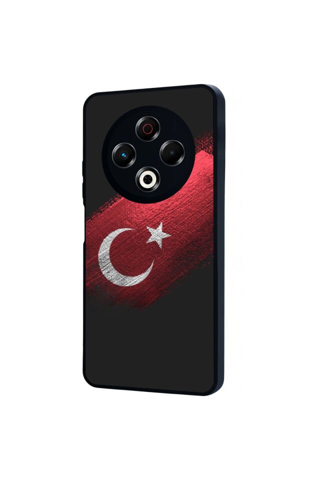 Tecno Spark 30 Uyumlu TürkBayragi Tasarımlı Glossy Premium Kılıf