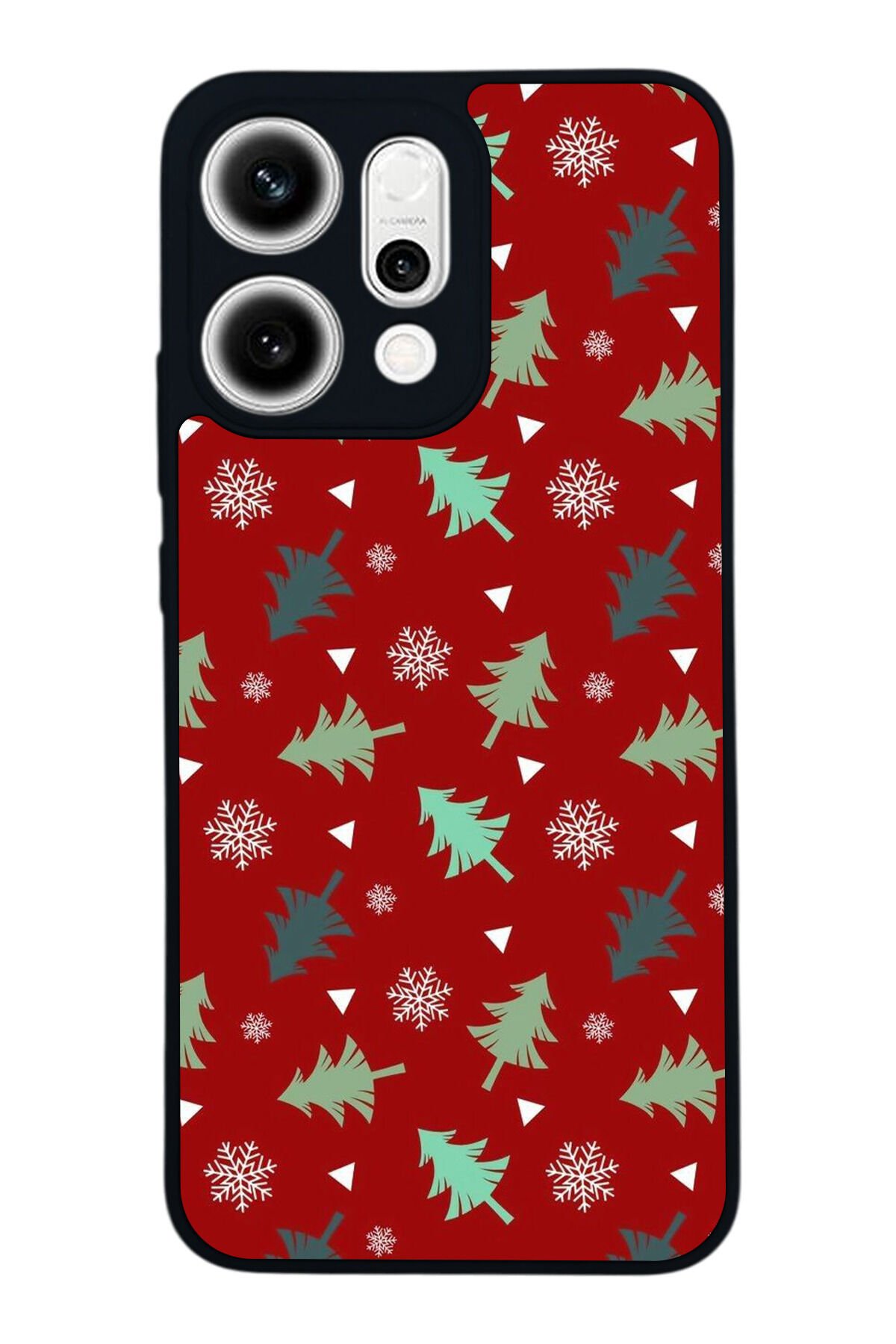 Oppo Reno 14 Uyumlu Yilbasi Christmas Tasarımlı Glossy Premium Kılıf