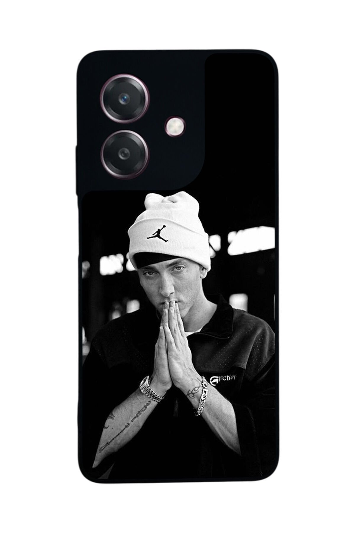 Oppo A3 5G Uyumlu Eminem Tasarımlı Glossy Premium Kılıf